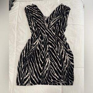 Zebra print tunic with pockets